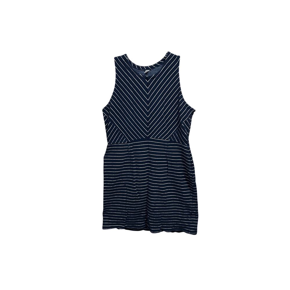 Old Navy Blue Dress with White Stripes Women’s Size XXL